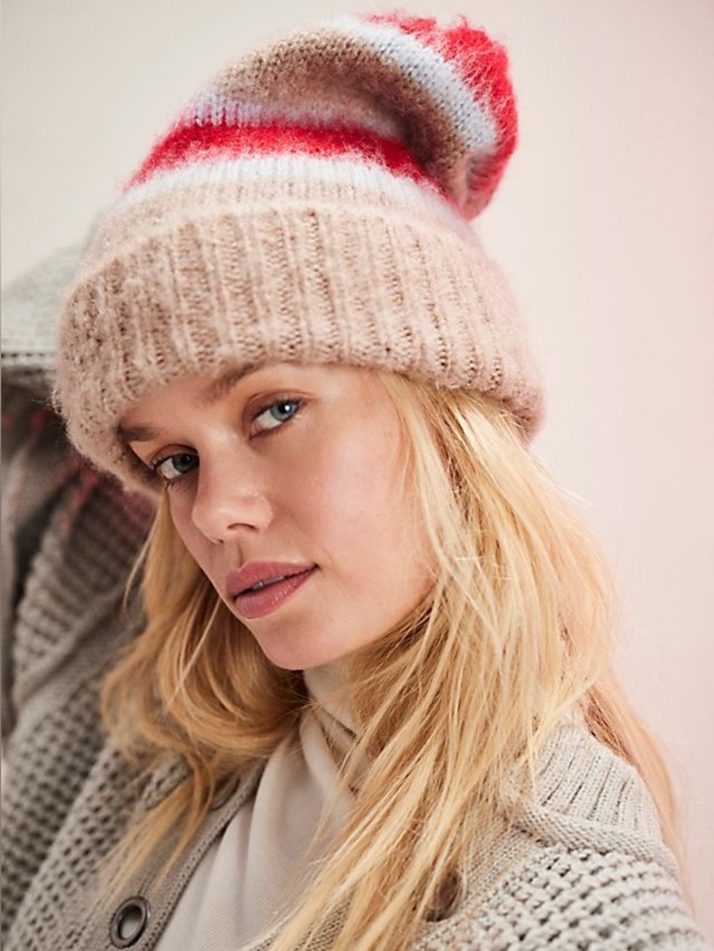 NWOT FREE PEOPLE Groove Striped Beanie